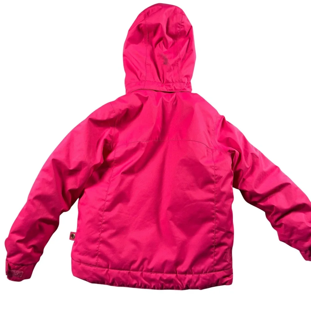 Burton Snowboard Jacket Kids 4T Pink Dryride Insulated Hooded Coat ski snowboard